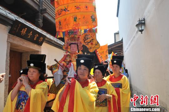 兩岸三地宮廟福州開(kāi)展媽祖巡香展演